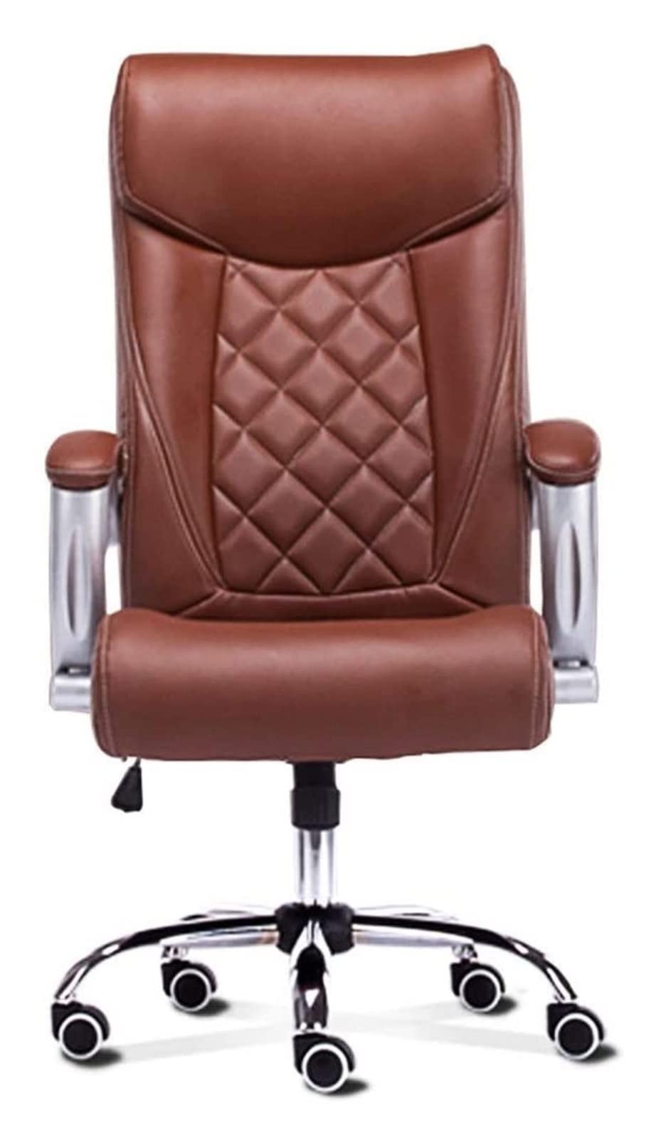 NZPOST Office Chair Boss Chair Office Chair Computer Chair Armrest Lift Swivel Chair Work Chair Video Game Chair Chair (Brown)