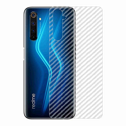 Image of Compatible with Oppo Realme 6 Pro Back Screen Protective Film Carbon Fiber Skin Transparent Screen Guard Sticker