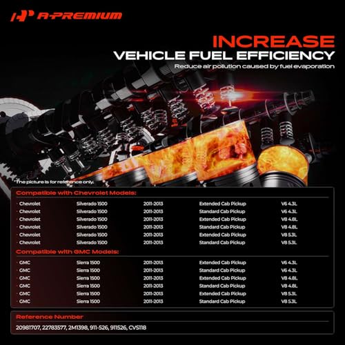 Válvula solenoide de ventilación para reparar el check engine en Silverado 1500 3