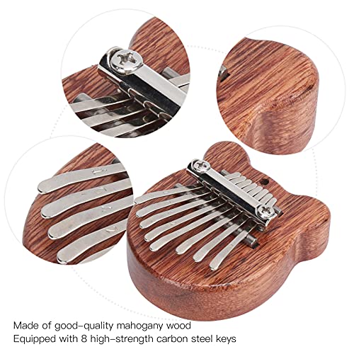 Mini Kalimba Pouce Piano 8 Touches En Bois Doigt Piano avec Lanière Ours Forme Mini Doigt Instrument Pendentif Jouet… - Les Beatles, Paul McCartney, John Lennon, RIngo Starr, George Harrison Mini Kalimba Pouce Piano 8 Touches En Bois Doigt Piano avec Lanière Ours Forme Mini Doigt Instrument Pendentif Jouet… – Image 5
