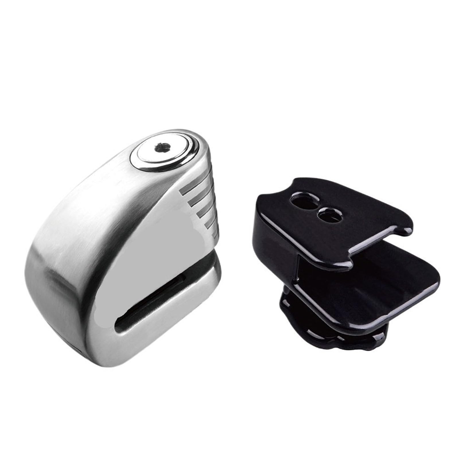 Chain Lock Motorcycle Lock Scooter Disc Waterproof Alarm Locks Motorcycle Handlebar Lock(SUS304 SL B Set)