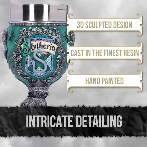 Cáliz Harry Potter Slytherin Standard en Poliresina de Lujo 4