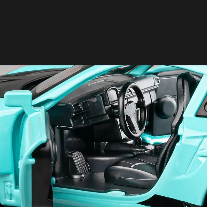 Image of 1:32 Porche 911 GT3 RS Diecast Metal Pull Back Car - 4 Openable Doors with Sound & Light | Perfect Toy & Gift for Kids 【Colors as Per Stock】