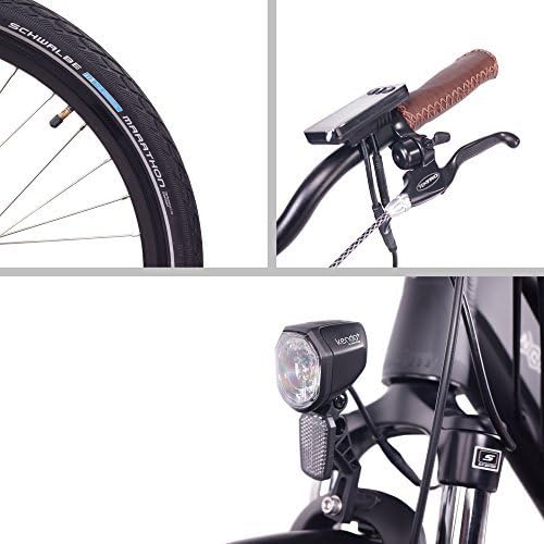 NCM Venice, Bicicletta elettrica da città, 250W, Batteria 48V 13AH, 624WH,  28'' Nero : Sport e tempo libero