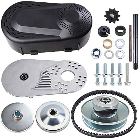 Complete 30 Series Go Kart Mini Bike 3/4 Torque Converter Clutch Driver Pulley Replacement for Comet Manco 212CC 3/4" Bore 10T #40/41/420 Chain