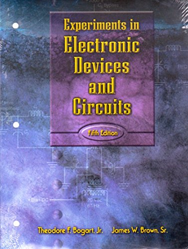 Experiments in Electronic Devices and Circuits 0130173894 Book Cover