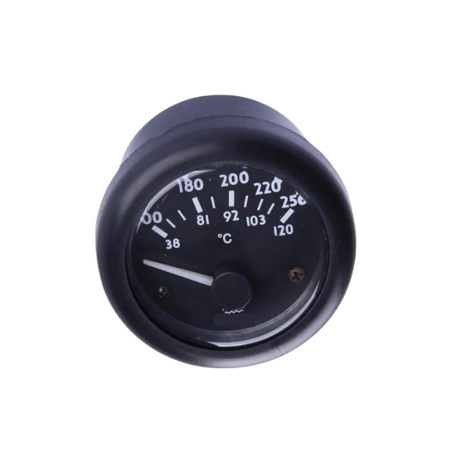 Water Temperature Gauge 40-120C 12v 24V 52mm Coolant Temp Gauge with Sensor Adapter(24V)