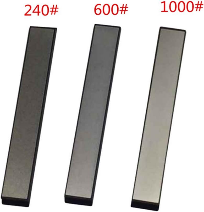 SharpMax Kitchen Knife Diamond Stone Sharpener Edge Whetstone Blade Sharpening Stones Angel Fixed 240# 600# 1000# Grit Stone (1 Set 3pcs)