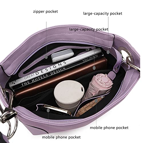 Image of MKF Collection Hobo Purses for Women Vegan Leather Handbag Womens Hobo Shoulder bag - Fashion Top Handle by Mia K