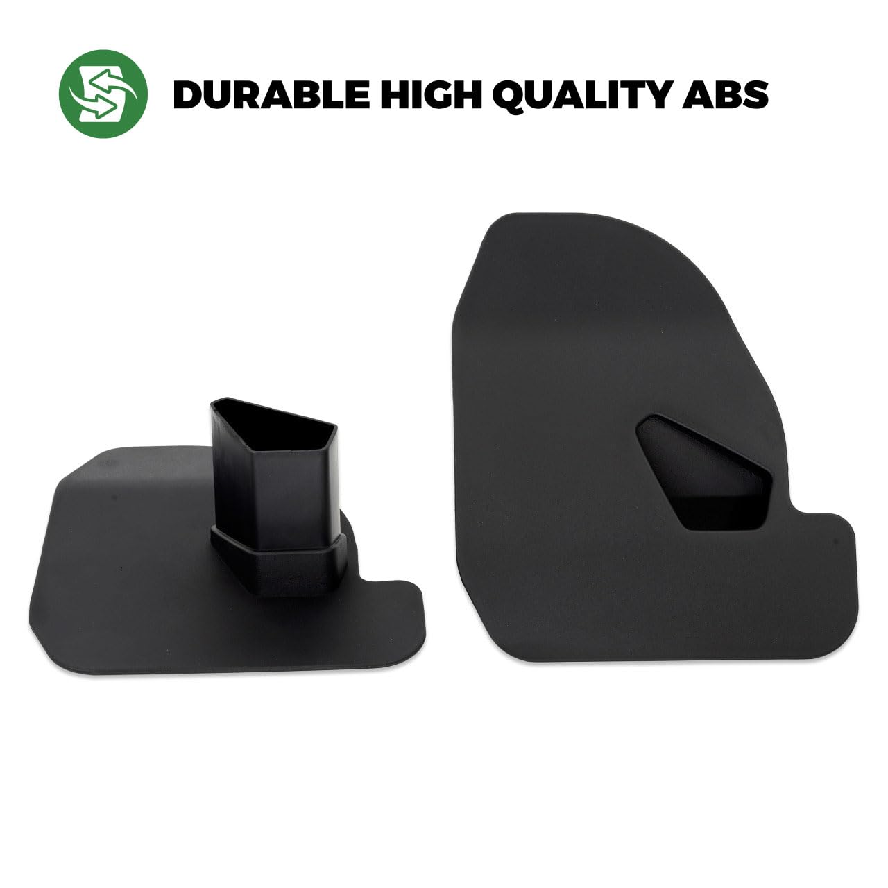 IAG I-Line Rock Rail Side Mini Mud Flap (2pc) for Ford Bronco 2021+ 2/4 Door (Not Compatible with Hoop Step Rock Rail Option)