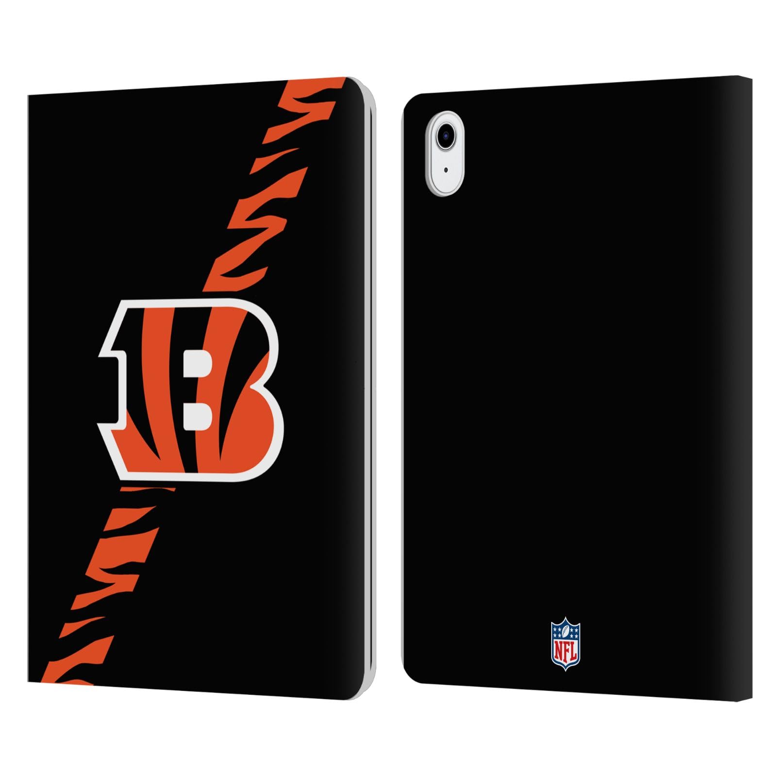 Funda Cincinnati Bengals iPad Air 2020 carcasa cuero tipo libro soporte tableta 7
