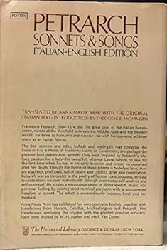 Paperback Petrarch Sonnets and Songs Book