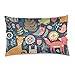 Copri Cuscini Uccello Sveglio della Rana del Coniglio della Volpe dei Cervi Federe Esterno Cuscino Copricuscini Decorativi Caso Federa 45X45Cm per Casa, Divano, Giardino
