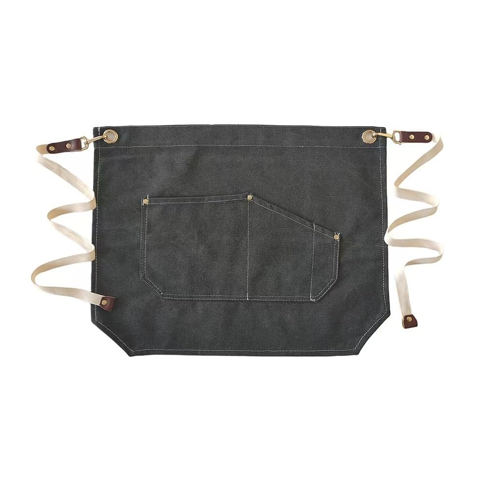 Delantal de cintura, delantal vintage corta for barista, tienda té con leche y peluquería for hombres mujeres