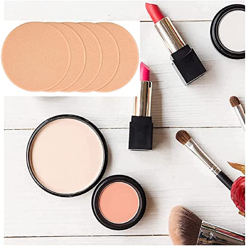12pcs Makeup Sponge, Round Face Paint Sponge Set Reusable Makeup Sponge, Make Up Blenders Foundation Primer Puff Sponges Creams, And Powders, Wet and Dry use - Image 6