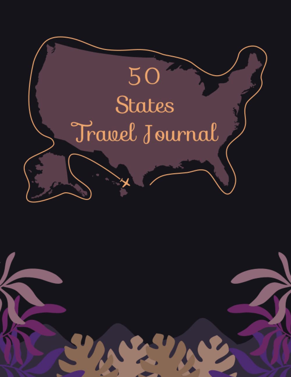 50 States Travel Journal: Full guide to record your travels around 50 states of the USA, Write and keep your memories in just 3 minutes, a Wonderful gift for woman and travel lovers.