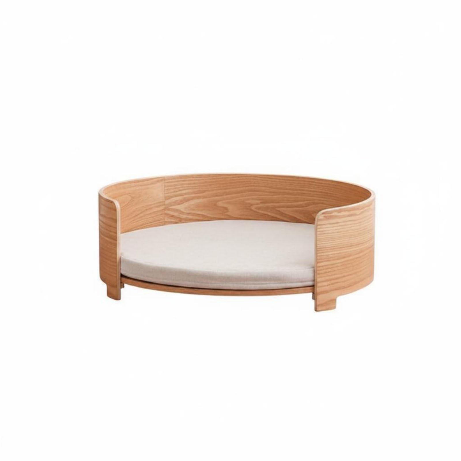 KiBcsLic Cat Bed Breathable Soft Pet Bed Thick Padded Dog Bed Round Pet House Small Cat Bed Soft Pet Sleeping Bed Cat Bed Kitten Bed for Indoor Cats for Indoor Kitten and Small Pet, Small