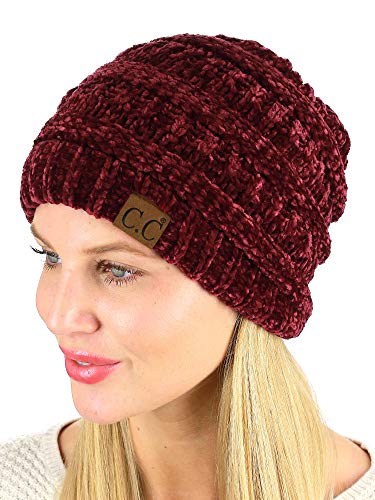 Image of C.C Exclusives Cable Knit Beanie - Thick, Soft & Warm Chunky Beanie Hats (HAT-20A)(HAT-30)(HAT-730) (YJ-816) (HAT-80)