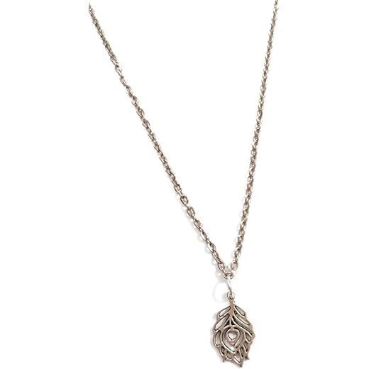 Peacock Feather Pendant with Chain