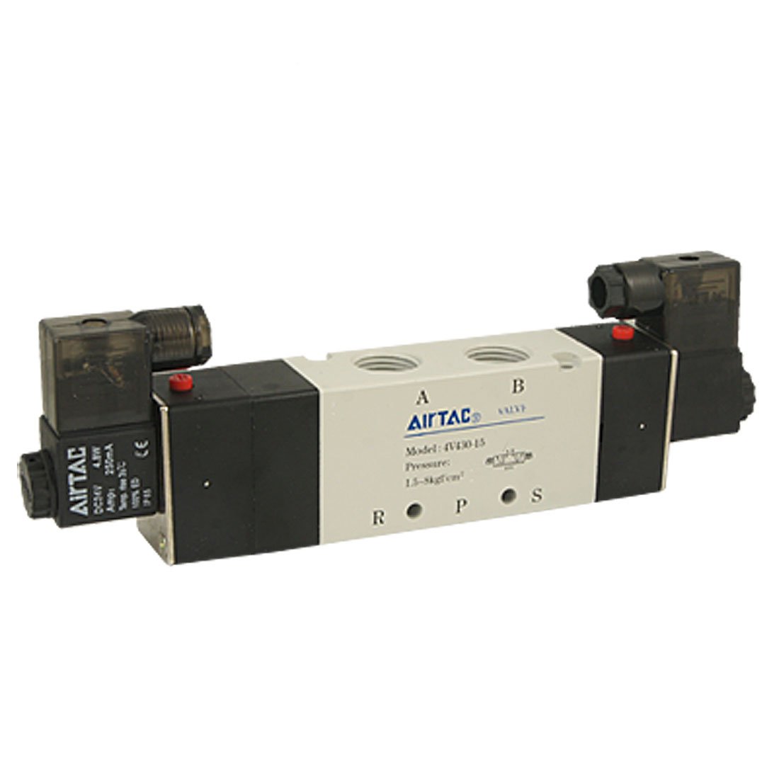 Électrovanne d'air 4V430-15 DC 24V de haute précision 3 positions 5 voies