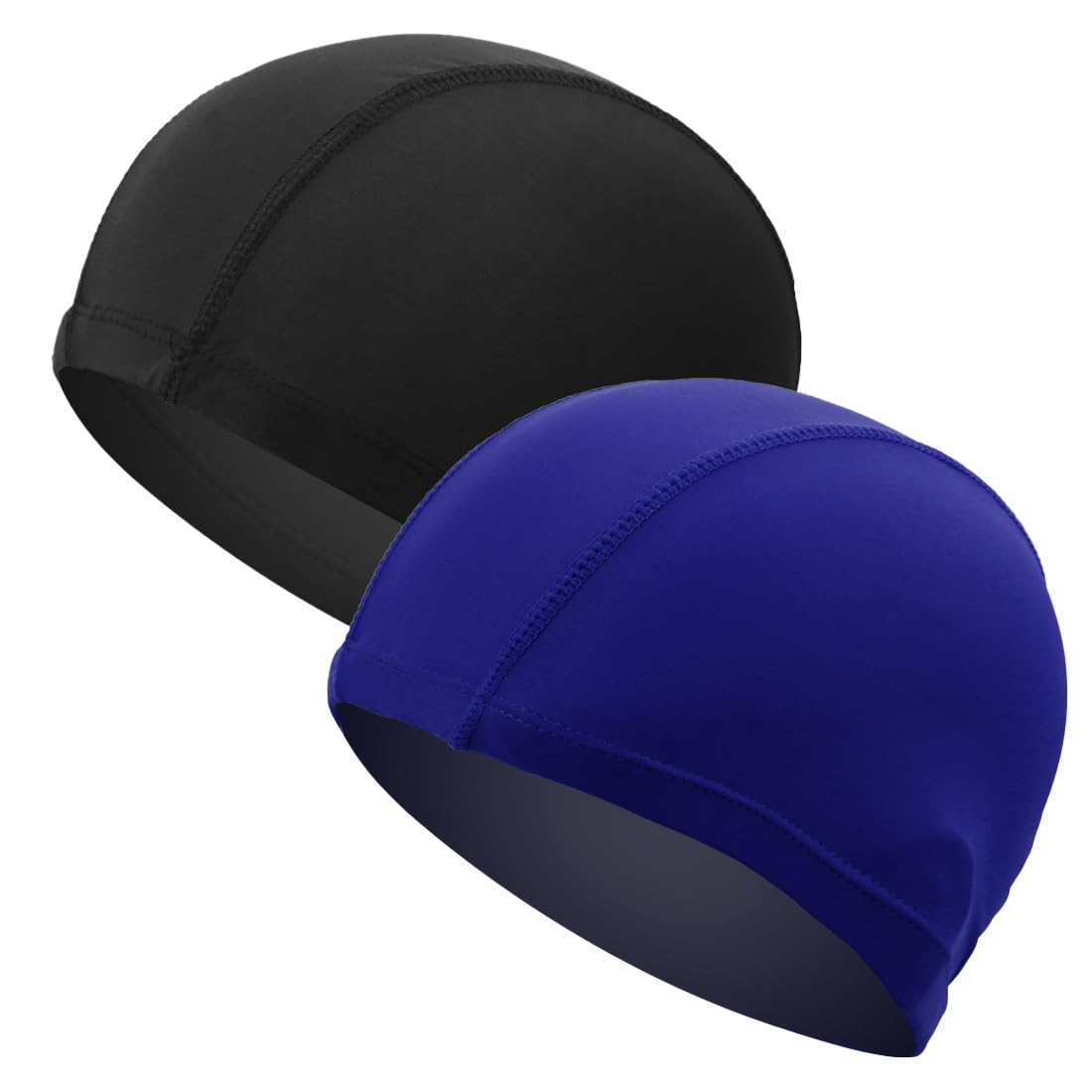 WeddHuis Gorro de Natación Elástico para Piscina Mujer Hombre Pelo Largo Corto