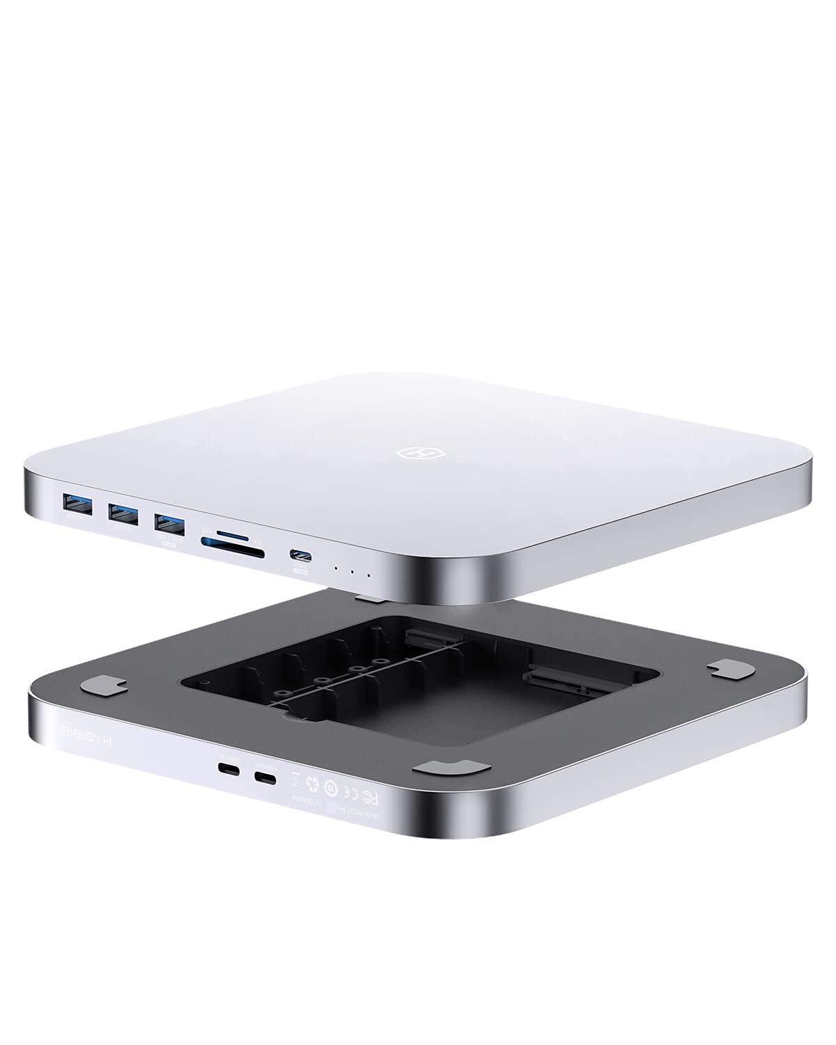 Hagibis USBC Hub with Dual Hard Drive Enclosure, TypeC Docking