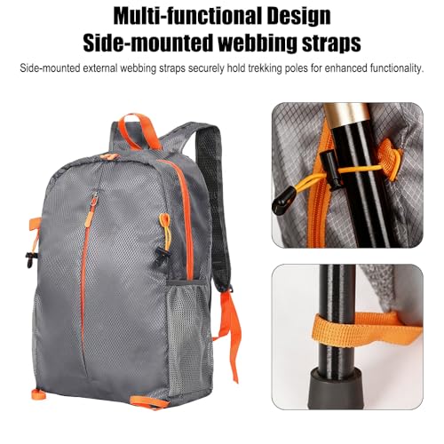 Mochila ligera resistente al agua para senderismo miniatura 6