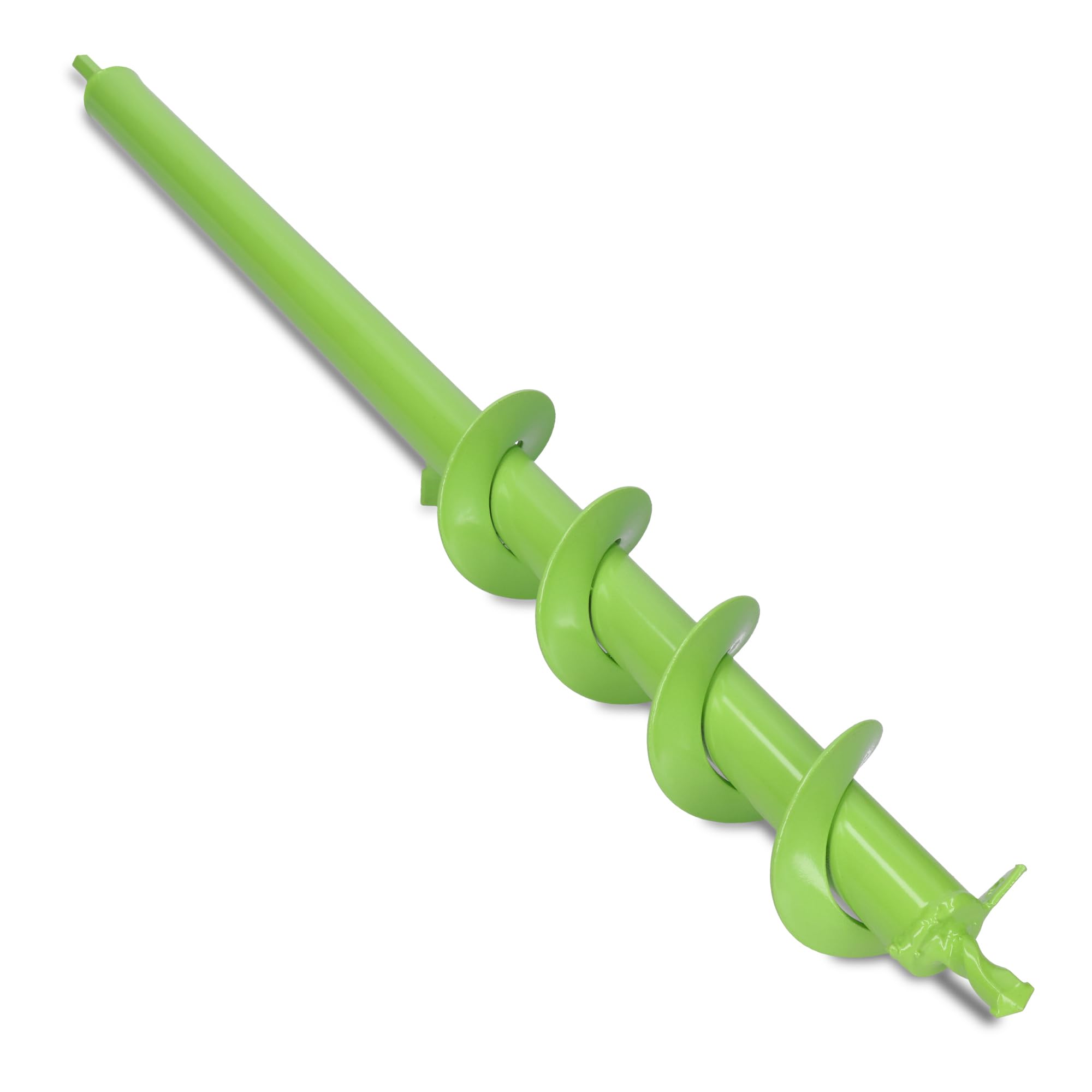 WERHE Barrena de tierra para taladro 60 mm Ø, 600 mm de largo - Barrena de jardín para atornillador inalámbrico para plantar, florecer y cavar hoyos - Herramienta de excavación para jardín