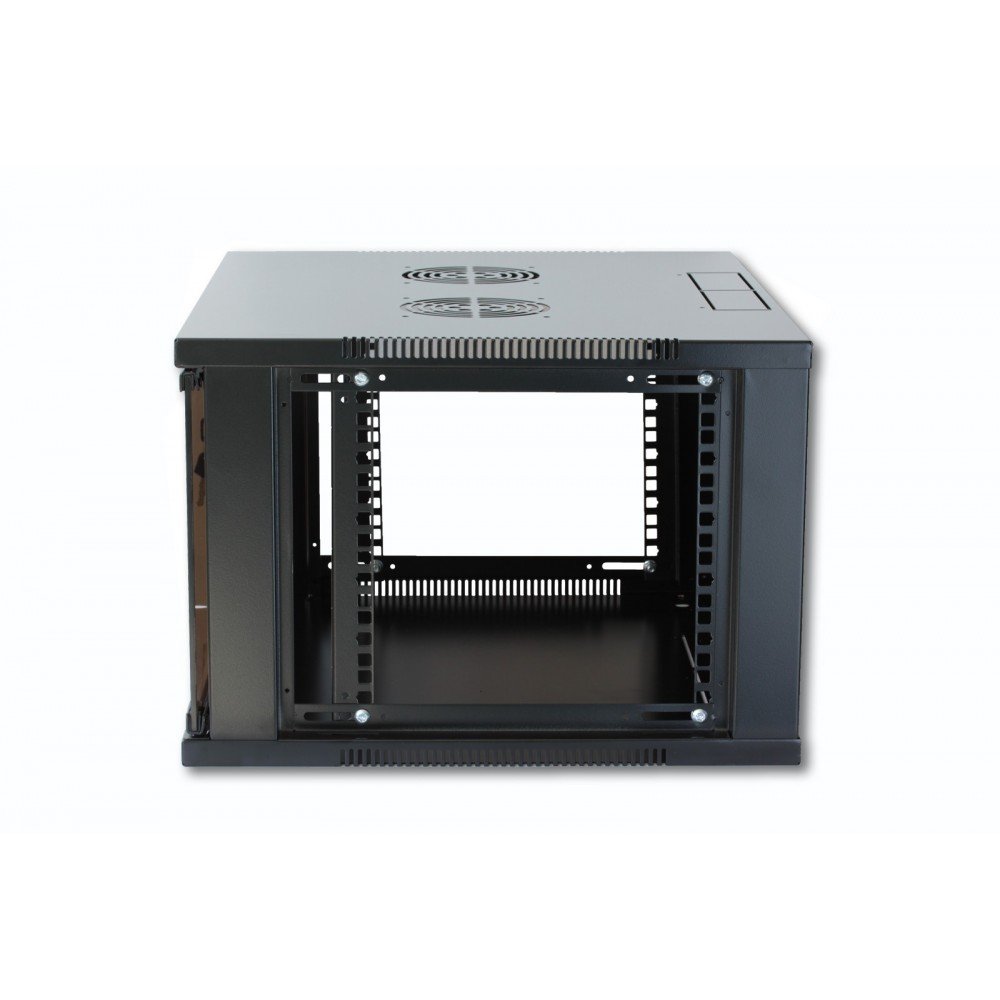 Techly Professional 101577 Armadio Rack 19" a Muro 9U Prof. 450 Nero Assemblato Nero