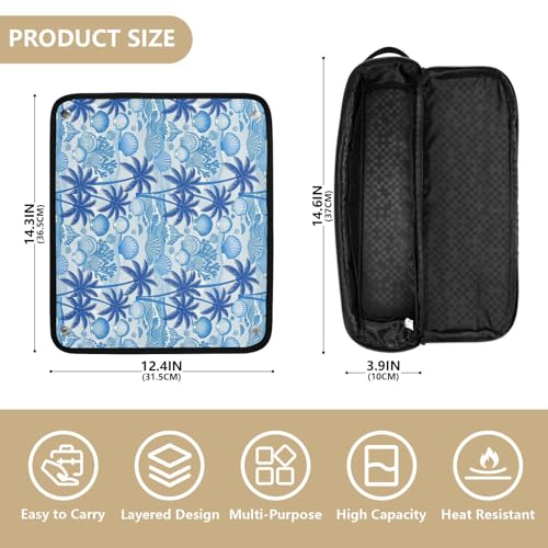 Organizador 2 en 1 y Tapete Resistente al Calor para Herramientas de Pelo miniatura 4
