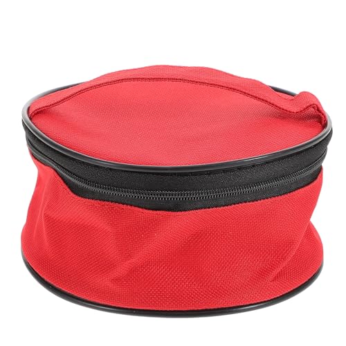 Beavorty Borsa per Utensili da Cucina Oxford Resistente Tasca Interna a Scomparti, Porta Stoviglie da Picnic e Camping Manici e Cerniera Liscia, Organizer Portatile per Attività All’aperto