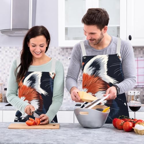 Tablier cuisine One Large avec 4 broches incluses