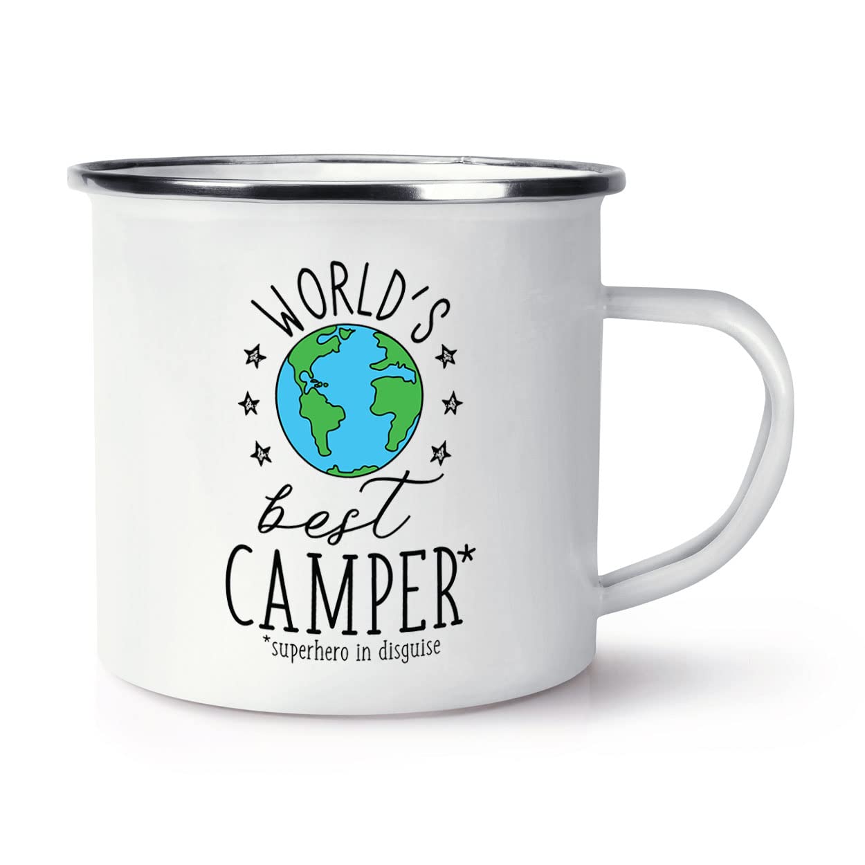 World's Best Camper Enamel Mug Cup