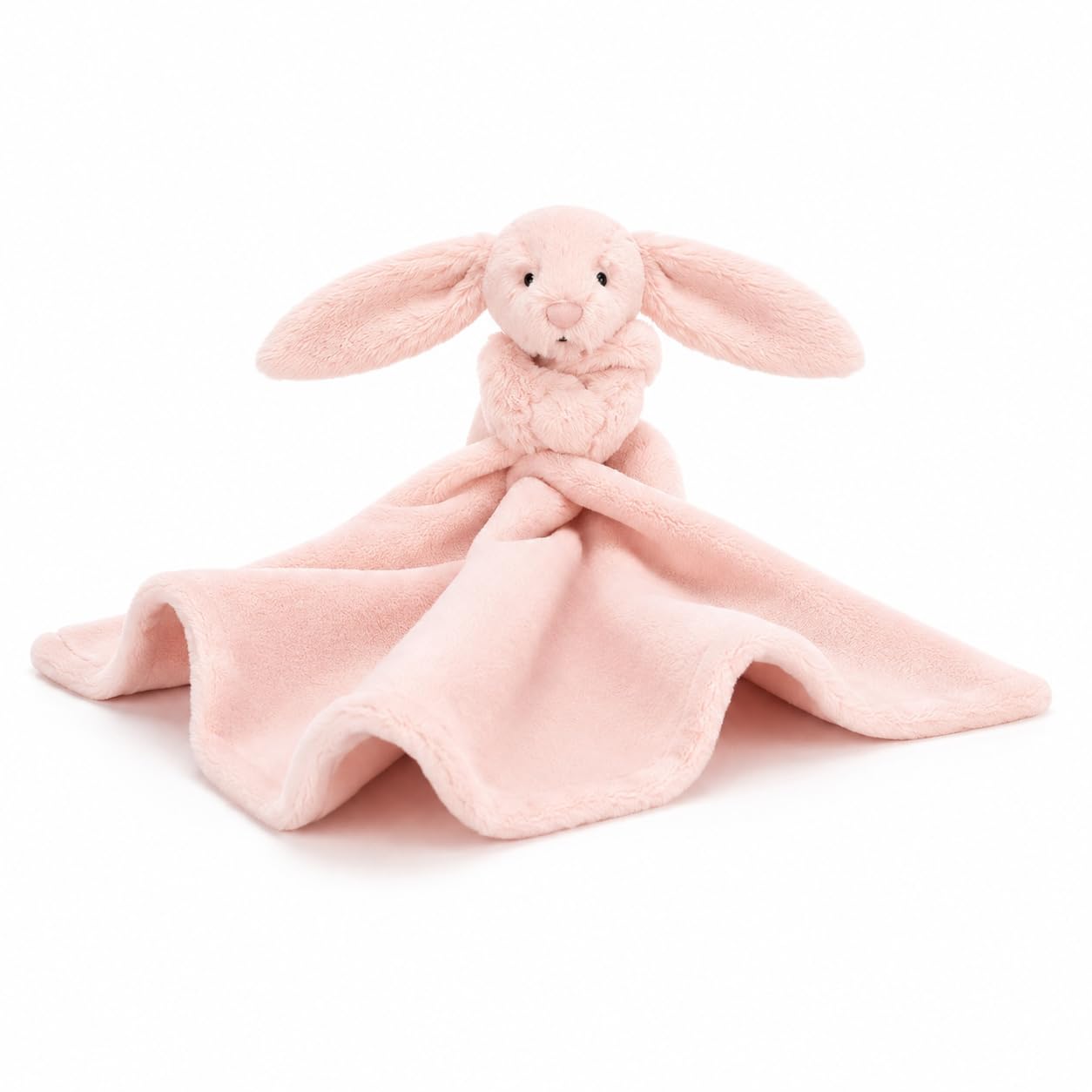 Bashful Blush Bunny Soother, 13.5" | Security Blanket & Lovey for Babies | Baby Gift