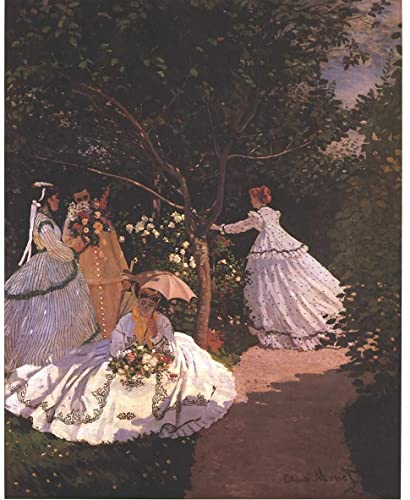 Tableau Monet Femmes dans le Jardin pour créer une ambiance bucolique et chic