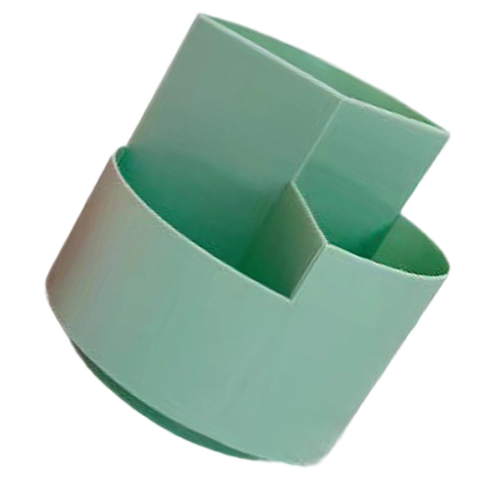 HDOYTXXM Capacity Rotating Desk Organiser Modern Storage Container with Divided Sections for Supplies Safe Desk Organiser