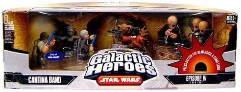 Star Wars Galactic Heroes Deluxe Cinema Scene Mini Figure Multi Pack Cantina Band