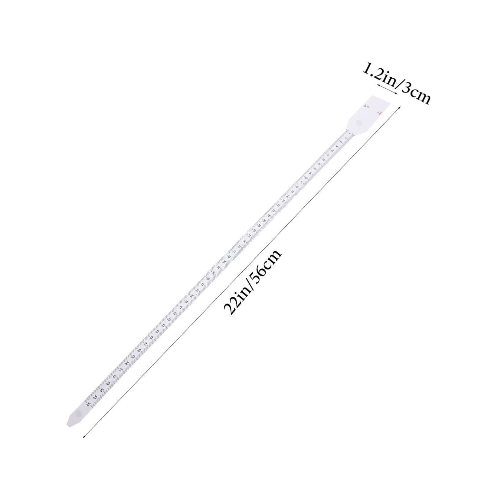 ERINGOGO Soft Plastic Head Circumference Arm Tape Measure 3 Pieces Odorless Scratch Accurate Portable Measuring Tool Random