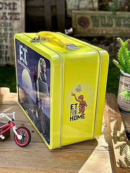 アラジン製E.T. アメリカン ランチボックス 1982年 1982 ' アラジン E.T. ヴィンテージ ランチボックス 水筒付き