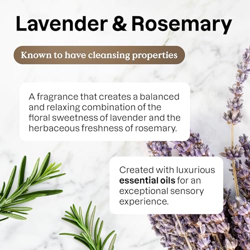 Image of ATTITUDE Dish Soap, EWG Verified, Plant and Mineral-Based Ingredients, Vegan and Cruelty-free Household Products, Lavender and Rosemary, 67.6 Fl Oz