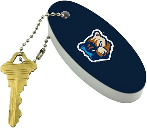 Miniatura 2 de GRAPHICS & MORE Bob Jones University Primary Logo Floating Keychain Oval Foam Fishing Boat Buoy Key Float