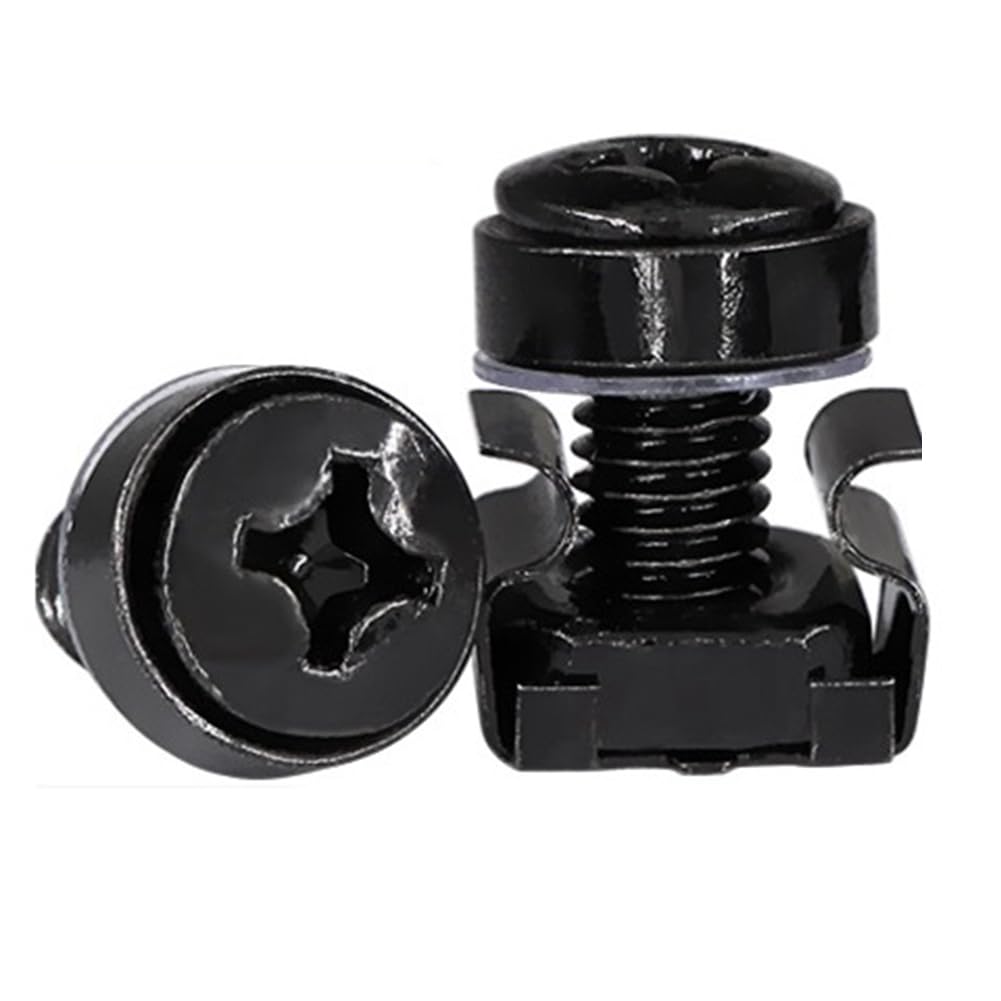 Kit 50 Viti, Dadi E Rondelle Per Installazioni Su Armadi Rack 19 Colore Acciaio - Foto 7