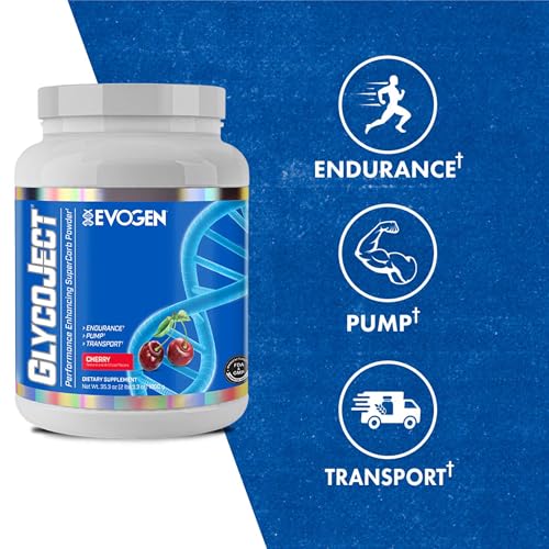 Evogen GlycoJect - Super Carb Powder | Rapid Absorption for PreWorkout | Carbohydrate Powder for Endurance | Post-Workout or Pre Workout Powder for Men & Women | Cherry | 37 Servings - Image 3