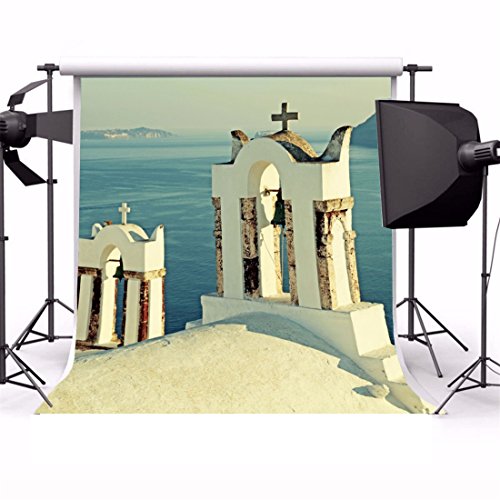 YongFoto 1,5x1,5m Sfondo Fotografico Mare