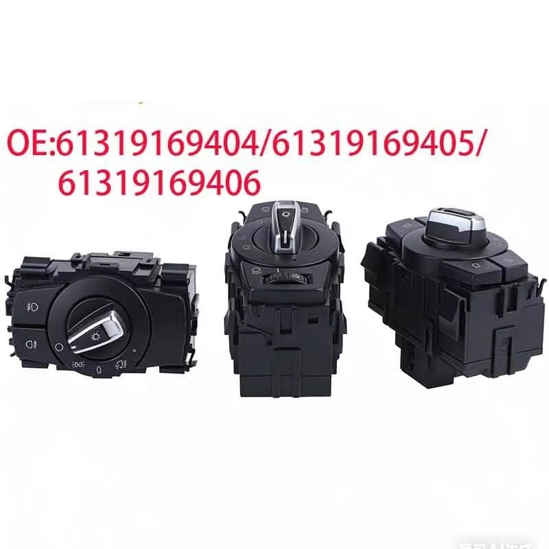 Interruptor de faro BMW E82 E88 E84 recambio de conmutador y botón de mando luces 61319169404 3