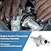 HEROFFIX Aluminum Alloy Engine Coolant Thermostat Housing Assembly for Jaguar S-TYPE (X200) 2.5 V6 2002-2007 Replace No.AJ813558/F53E8K528CB 1 Pcs