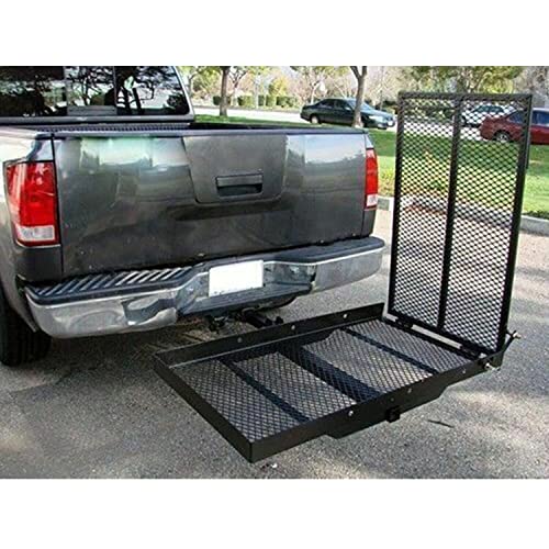 Rxiovilae Foldable Electric-Wheelchair Hitch Carrier Mobility Scooter Loading Ramp Steel Hfehcmslr #TOP6