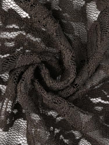Image of Allegra K Floral Lace Shrugs for Women's Evening 3 /4 Sleeves Formal Elegant Bolero Cardigan