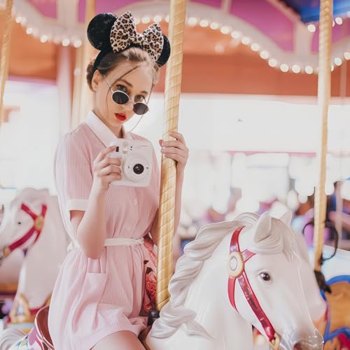 Image of DRESHOW Mouse Ears Bow Headbands Glitter Party Decoration Cosplay Costume for Women