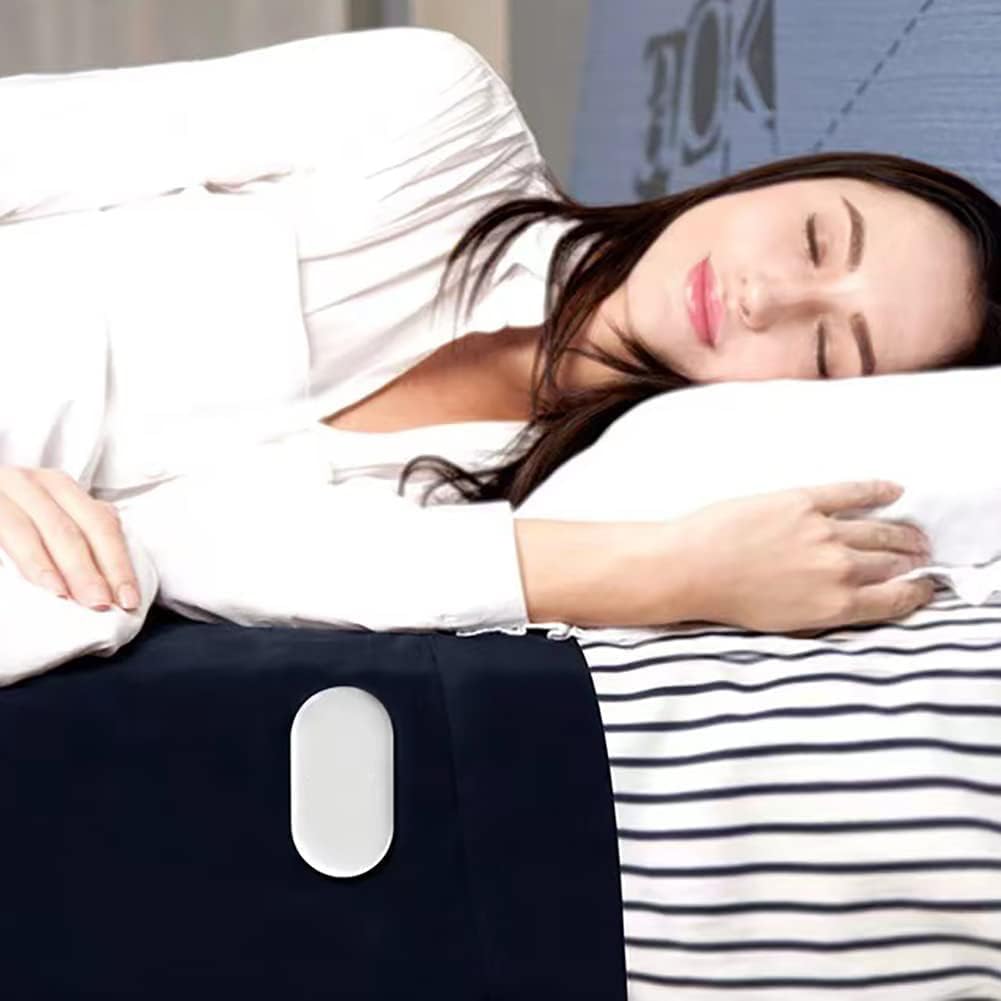 Analyseur de Sommeil Intelligent, capteur sous Le Matelas sans Contact, Surveillance du Sommeil et détection d'entrée/Sortie du lit, Moniteur de fréquence Cardiaque et Rapport/Analyse du Sommeil, po